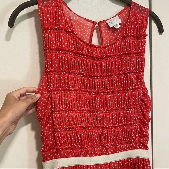 Anthropologie Polka Dot Tank Dress - Picture 4 of 12